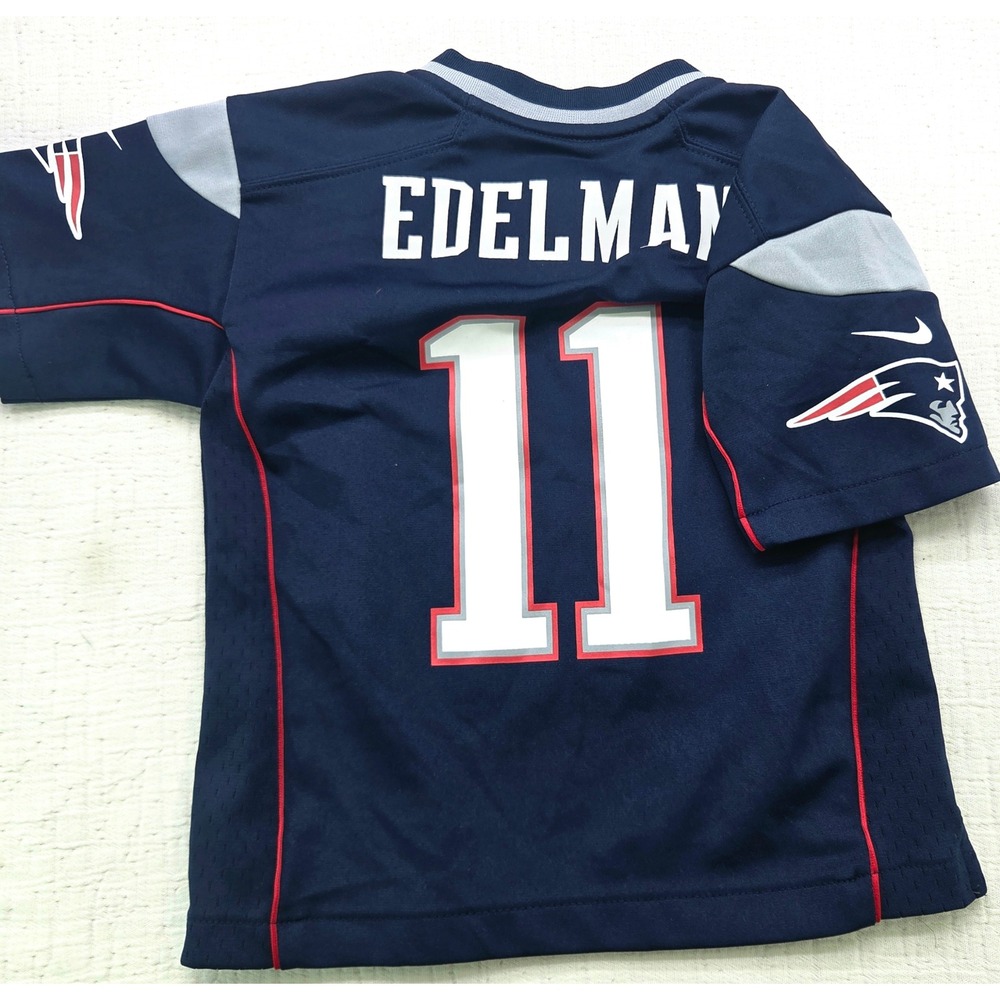 Nike NFL New England Patriots Julian Edelman 11 Youth Jersey Navy Blue Small 4